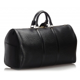 Louis Vuitton Vintage - Epi Keepall 50 Bag - Black - Leather and Epi Leather Handbag - Luxury High Quality