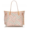 Louis Vuitton Vintage - Damier Azur Tahitienne Neverfull MM Bag - White - Leather Handbag - Luxury High Quality