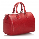 Louis Vuitton Vintage - Epi Speedy 25 Bag - Rossa - Borsa in Pelle Epi e Pelle - Alta Qualità Luxury