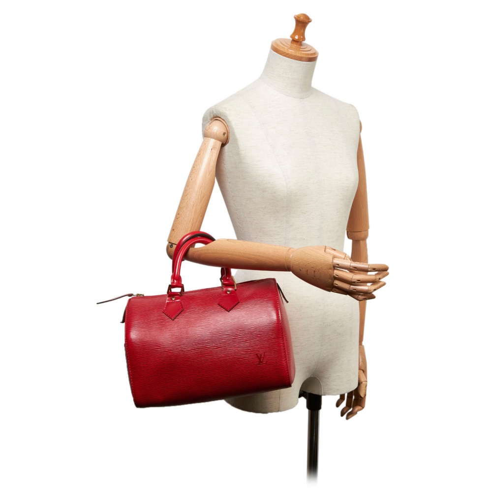 Louis Vuitton Vintage - Epi Speedy 25 Bag - Red - Leather and Epi Leather  Handbag - Luxury High Quality - Avvenice