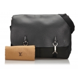 Louis Vuitton Vintage - Taiga Dersou Bag - Nero - Borsa in Pelle Taiga e Pelle - Alta Qualità Luxury