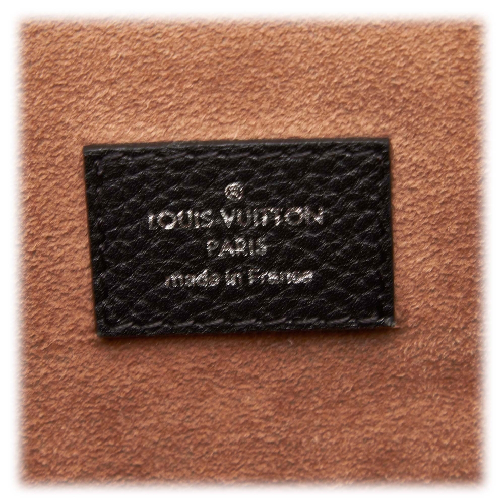 Louis Vuitton Pink Mahina Babylone PM Black Leather Pony-style