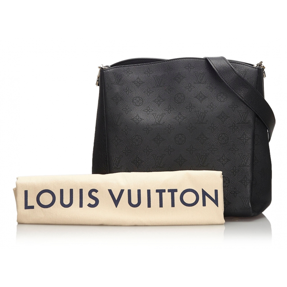 Louis Vuitton Magnolia Monogram Mahina Leather Babylone PM Bag at 1stDibs