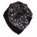 Louis Vuitton Vintage - Lvberty Shawl Scarf - Black - Silk and Wool Scarf - Luxury High Quality