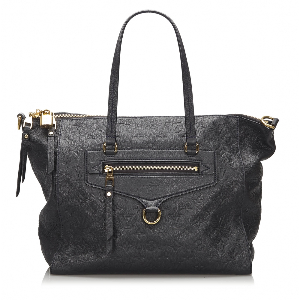 Louis Vuitton Vintage - Monogram Empreinte Lumineuse PM Bag - Navy Blue - Leather Handbag ...