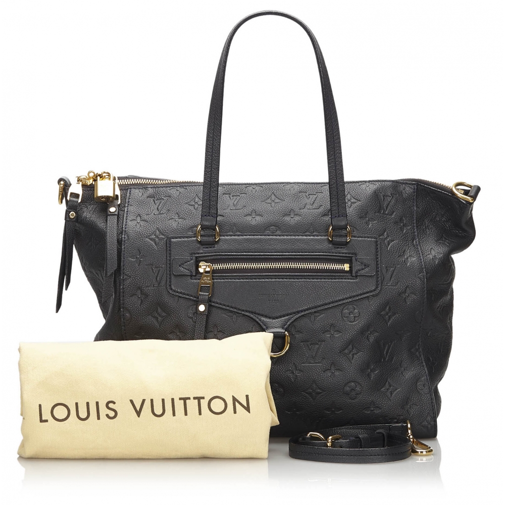 Louis Vuitton Lumineuse Handbag Monogram Empreinte Leather PM Neutral  222827123