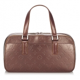 Louis Vuitton Vintage - Monogram Glace Shelton Bag - Dark Brown - Leather and Vernis Leather Handbag - Luxury High Quality