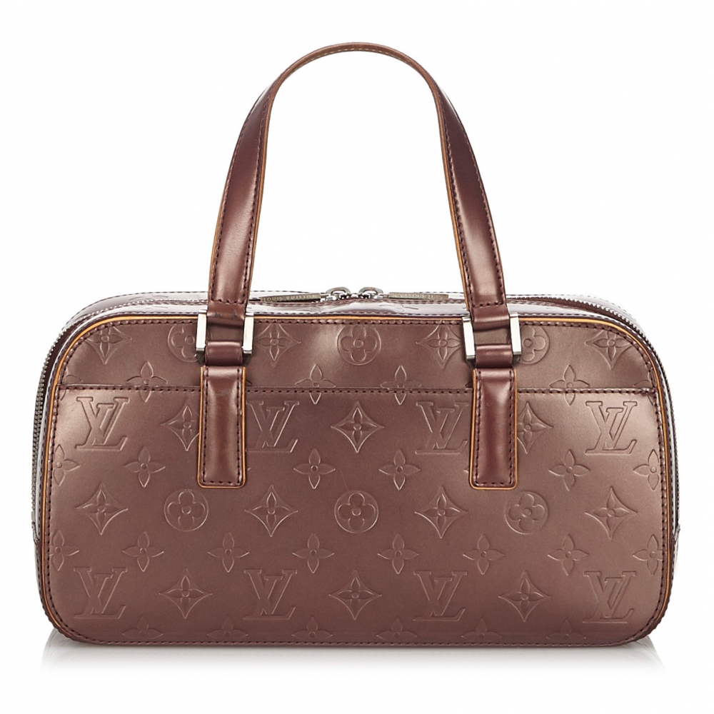 Louis Vuitton Vintage - Monogram Glace Shelton Bag - Dark Brown
