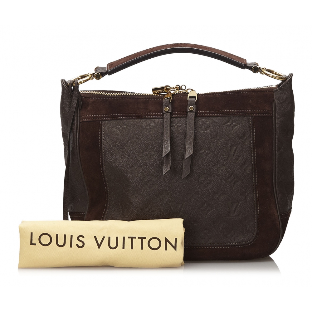 LOUIS VUITTON Monogram Empreinte Leather Audacieuse GM Bag