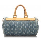 Louis Vuitton Vintage - Monogram Denim Neo Speedy Bag - Denim - Borsa in Pelle - Alta Qualità Luxury