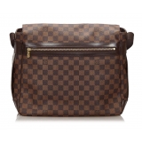 Louis Vuitton Vintage - Damier Ebene Abbesses Bag - Brown - Damier Canvas and Leather Handbag - Luxury High Quality