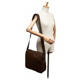 Louis Vuitton Vintage - Damier Ebene Abbesses Bag - Brown - Damier Canvas and Leather Handbag - Luxury High Quality