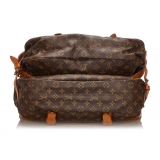 Louis Vuitton Vintage - Monogram Saumur 43 Bag - Brown - Monogram Canvas and Vachetta Leather Handbag - Luxury High Quality