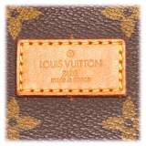 Louis Vuitton Vintage - Monogram Saumur 43 Bag - Marrone - Borsa in Tela Monogramma e Pelle Vachetta - Alta Qualità Luxury