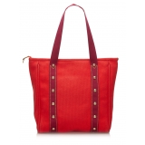 Louis Vuitton Vintage - Antigua Cabas MM Bag - Red - Fabric and Canvas Handbag - Luxury High Quality