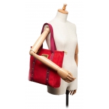 Louis Vuitton Vintage - Antigua Cabas MM Bag - Red - Fabric and Canvas Handbag - Luxury High Quality