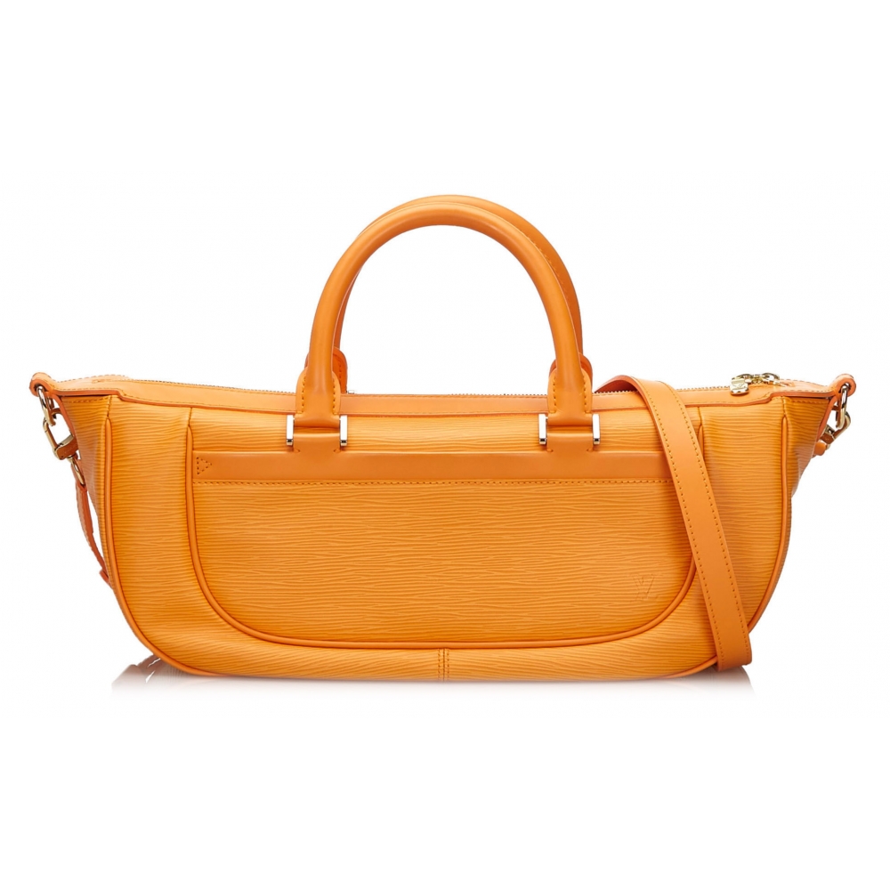 Louis Vuitton Mandarin Orange Epi Leather Neverfull MM Tote Bag