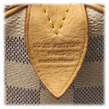 Louis Vuitton Vintage - Damier Azur Speedy 25 Bag - Bianco - Borsa in Tela Damier e Pelle Vachetta - Alta Qualità Luxury