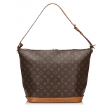 Louis Vuitton Vintage - Monogram Amfar 3 Bag - Brown - Monogram Canvas and Vachetta Leather Handbag - Luxury High Quality