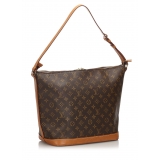 Louis Vuitton Vintage - Monogram Amfar 3 Bag - Brown - Monogram Canvas and Vachetta Leather Handbag - Luxury High Quality