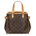 Louis Vuitton Vintage - Monogram Batignolles Vertical Bag - Brown - Canvas and Leather Handbag - Luxury High Quality