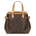 Louis Vuitton Vintage - Monogram Batignolles Vertical Bag - Marrone - Borsa in Tela e Pelle - Alta Qualità Luxury