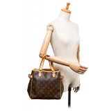 Louis Vuitton Vintage - Monogram Batignolles Vertical Bag - Brown - Canvas and Leather Handbag - Luxury High Quality