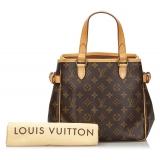 Louis Vuitton Vintage - Monogram Batignolles Vertical Bag - Brown - Canvas and Leather Handbag - Luxury High Quality