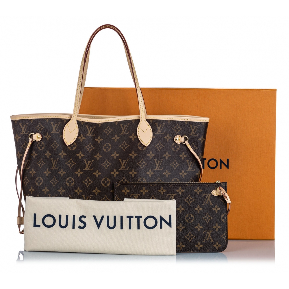 Louis Vuitton Vintage - Monogram Neverfull MM Bag - Marrone - Borsa in Tela Monogramma e Pelle ...