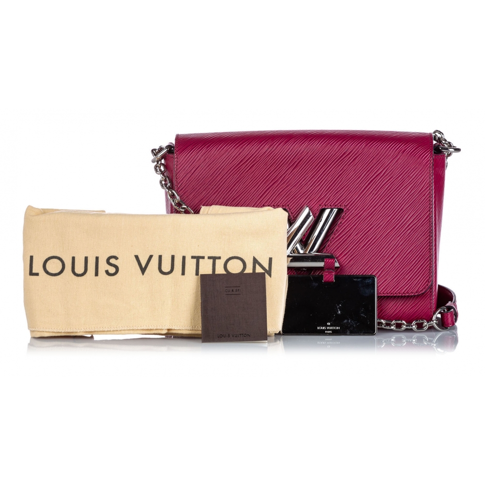Louis Vuitton Vintage - Epi Twist MM Bag - Pink - Leather and Epi Leather Handbag - Luxury High ...