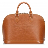 Louis Vuitton Vintage - Epi Alma PM Bag - Brown - Leather and Epi Leather Handbag - Luxury High Quality