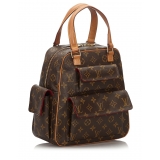 Louis Vuitton Vintage - Monogram Excentri-Cite Bag - Brown - Monogram Canvas and Leather Handbag - Luxury High Quality