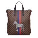 Louis Vuitton Vintage - Damier Savane Atlas Chapman Brothers Zebra Bag - Marrone - Borsa in Tela e Pelle - Alta Qualità Luxury