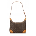 Boulogne leather handbag Louis Vuitton Brown in Leather - 35842107