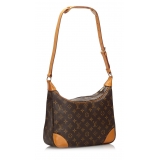 Louis Vuitton Vintage - Monogram Boulogne PM Bag - Brown - Monogram Canvas and Vachetta Leather Handbag - Luxury High Quality