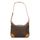 Louis Vuitton Vintage - Monogram Boulogne PM Bag - Brown - Monogram Canvas and Vachetta Leather Handbag - Luxury High Quality