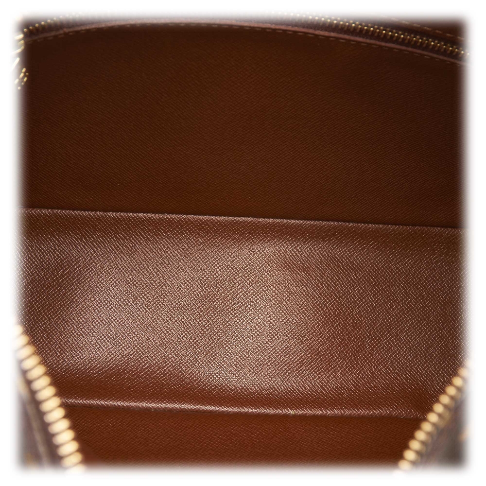 Boulogne leather handbag Louis Vuitton Brown in Leather - 32884470