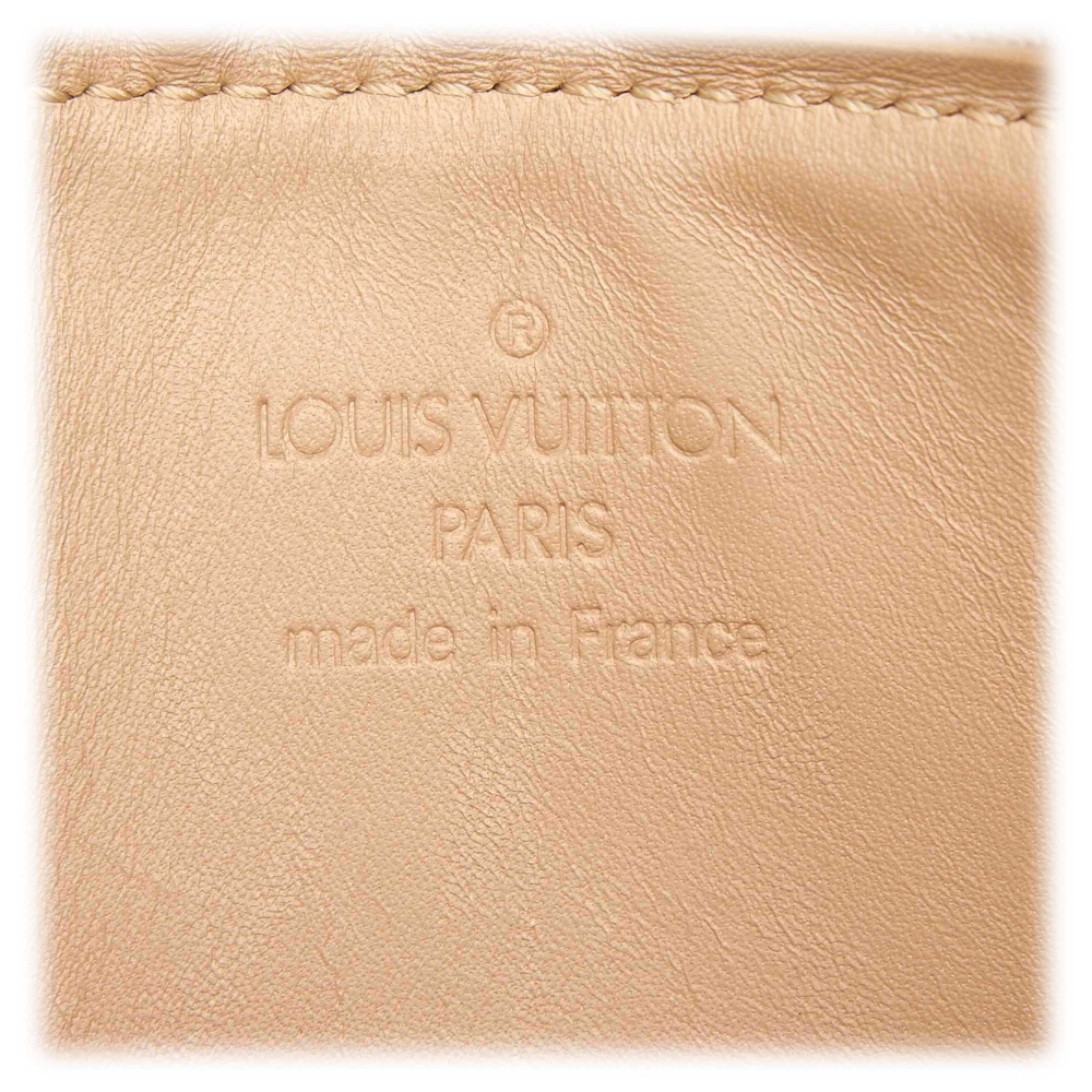 Louis Vuitton Cream Beige Vernis Lexington Pochette – Entourage Vintage