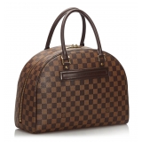 Louis Vuitton Vintage - Damier Ebene Nolita Bag - Marrone - Borsa in Tela Damier e Pelle - Alta Qualità Luxury