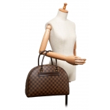 Louis Vuitton Vintage - Damier Ebene Nolita Bag - Marrone - Borsa in Tela Damier e Pelle - Alta Qualità Luxury