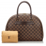 Louis Vuitton Vintage - Damier Ebene Nolita Bag - Marrone - Borsa in Tela Damier e Pelle - Alta Qualità Luxury