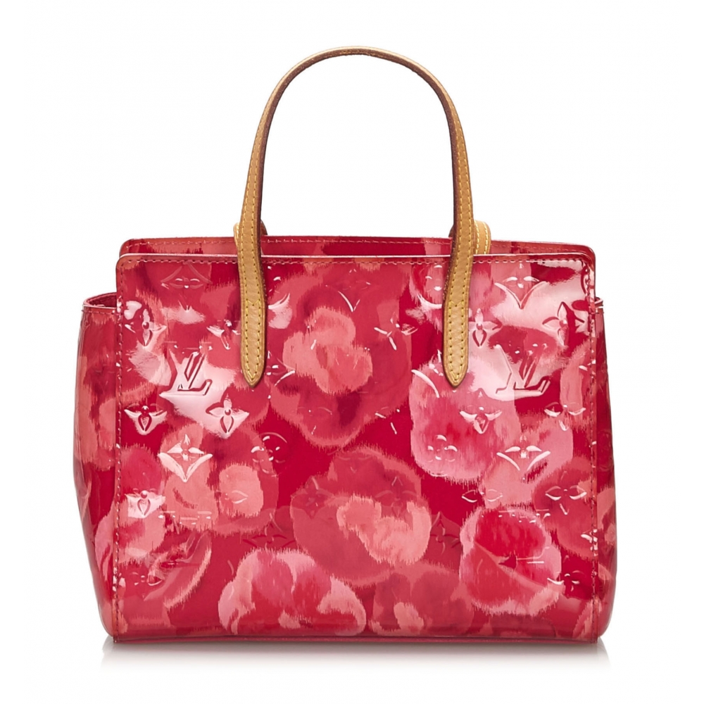 Louis Vuitton Limited Edition Ikat Floral Catalina BB in Rose Velours  Vernis - SOLD