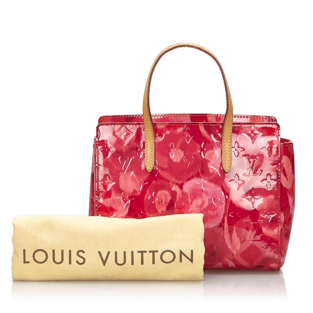 Louis Vuitton Rose Velours Monogram Vernis Catalina BB Bag Louis Vuitton