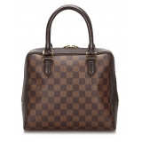 Louis Vuitton Vintage - Damier Ebene Brera Bag - Brown - Damier Canvas and Leather Handbag - Luxury High Quality