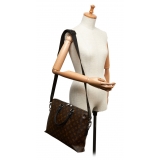 Louis Vuitton Vintage - Monogram Macassar Porte-Documents Jour Bag - Brown - Canvas and Leather Handbag - Luxury High Quality