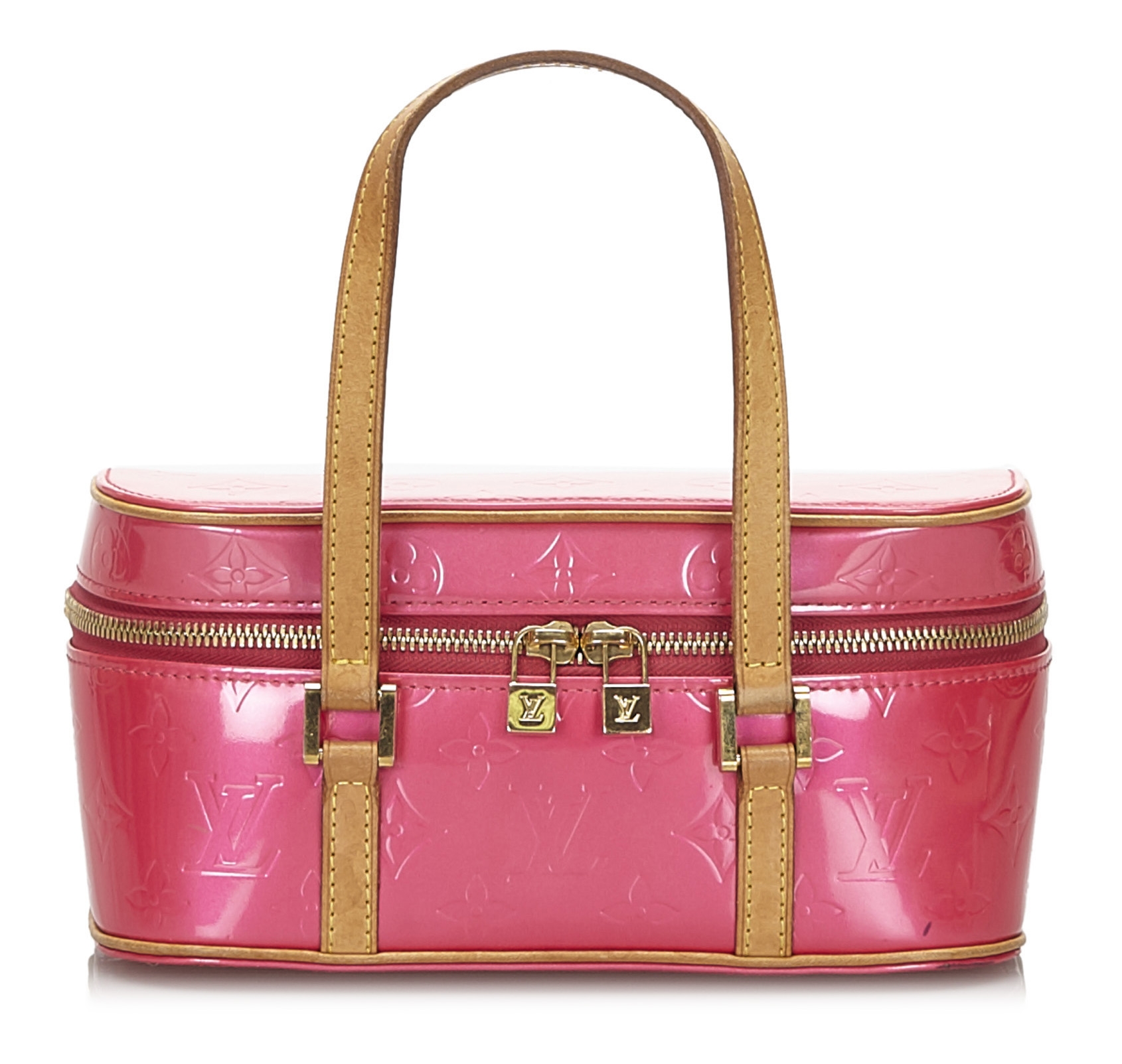Louis Vuitton - Authenticated Blanche Handbag - Leather Pink Plain for Women, Very Good Condition