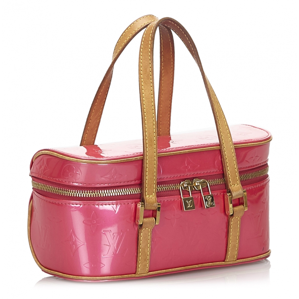 Leather handbag Louis Vuitton Pink in Leather - 30120307