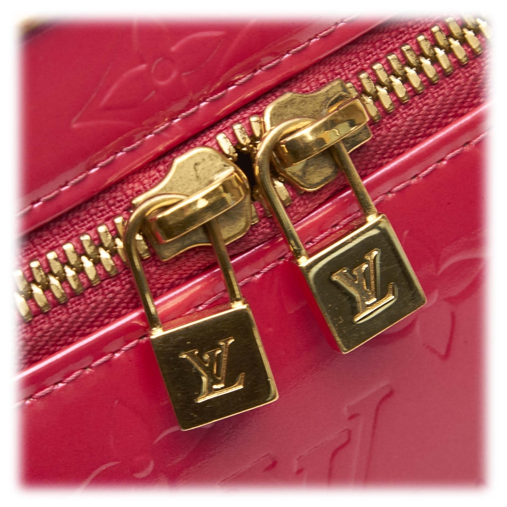 louis vuitton handbags Melrose Vernis Purple Red Classy
