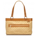 Louis Vuitton Vintage - Monogram Mini Lin Lucille PM Bag - Beige  - Fabric and Leather Handbag - Luxury High Quality