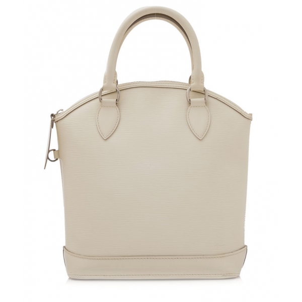 Louis Vuitton Vintage - Epi Lockit Vertical Bag - Ivory - Leather and Epi Leather Handbag - Luxury High Quality